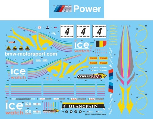 Decals bmw z4 - vm, gt3